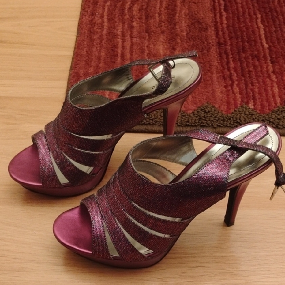 Style & Co. Shimmering Purple Heels
